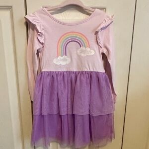 Cat & Jack Pink and Purple Rainbow Dress